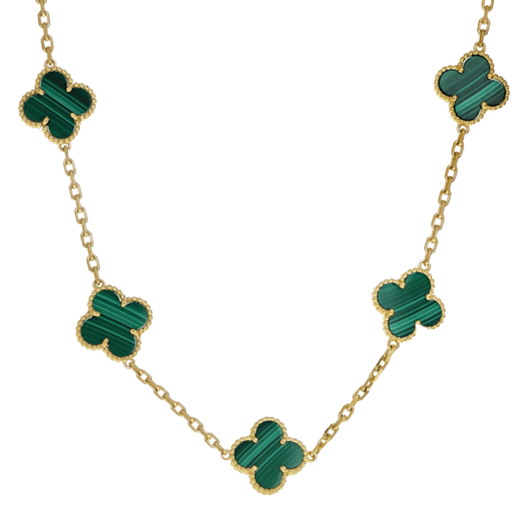 Vertical Vintage Alhambra Necklace