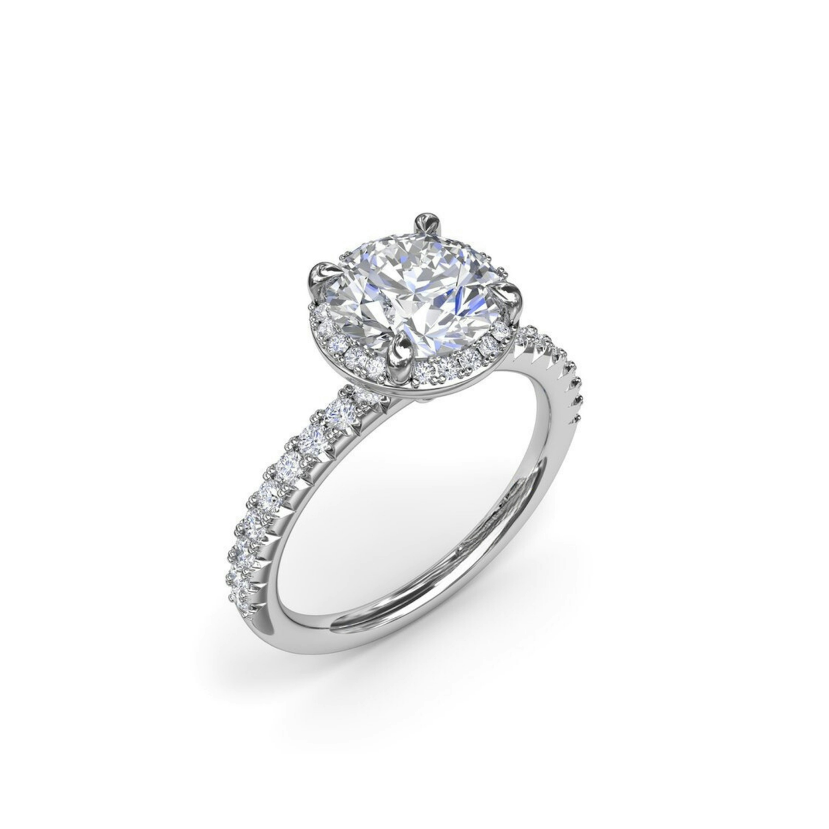 Vertical The 1916 Company Collection Simply Stunning Diamond Halo Engagement Ring S4095