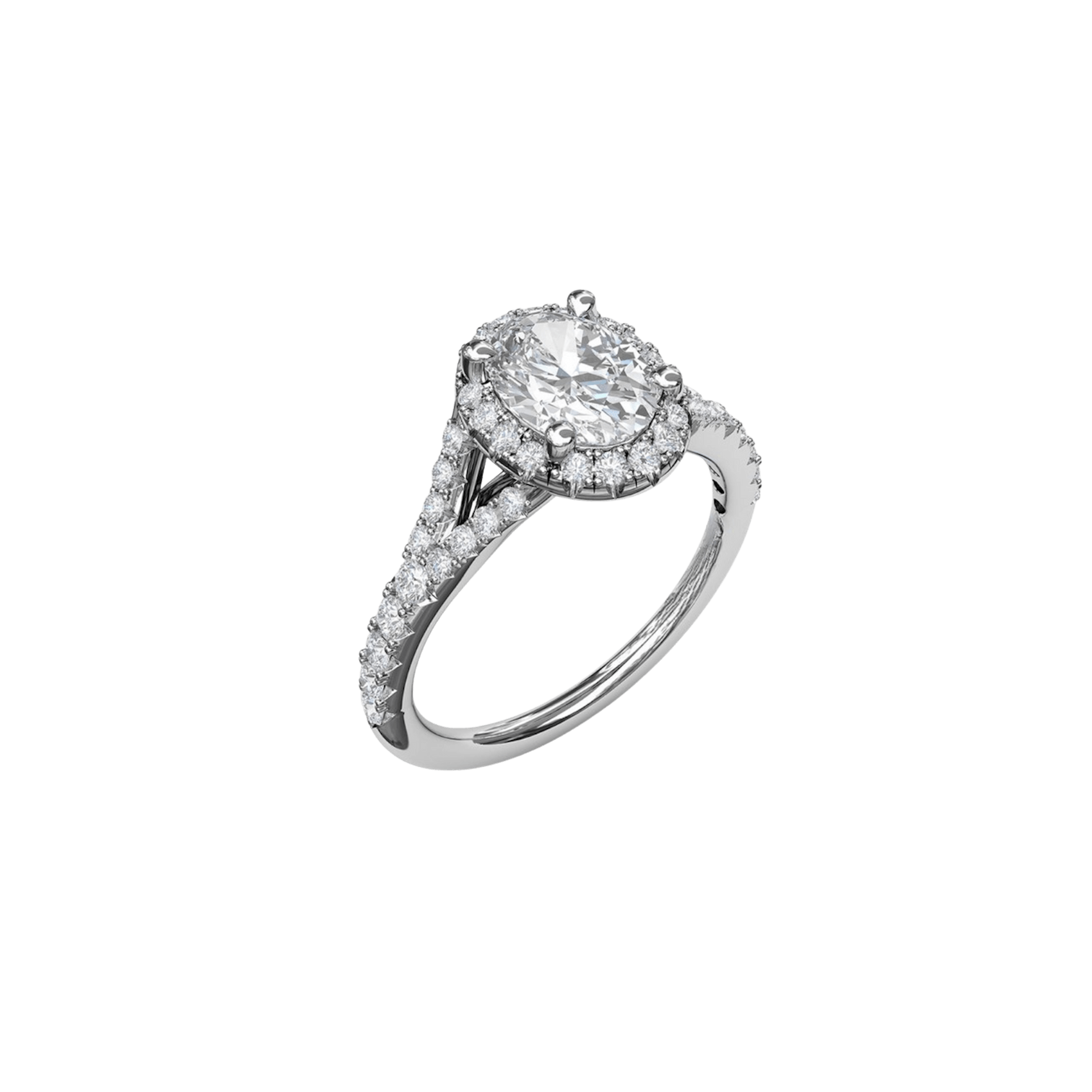 Vertical The 1916 Company Collection Round Cut Solitaire With Delicate Split Band S3045