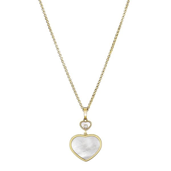 Vertical Happy Hearts Pendant