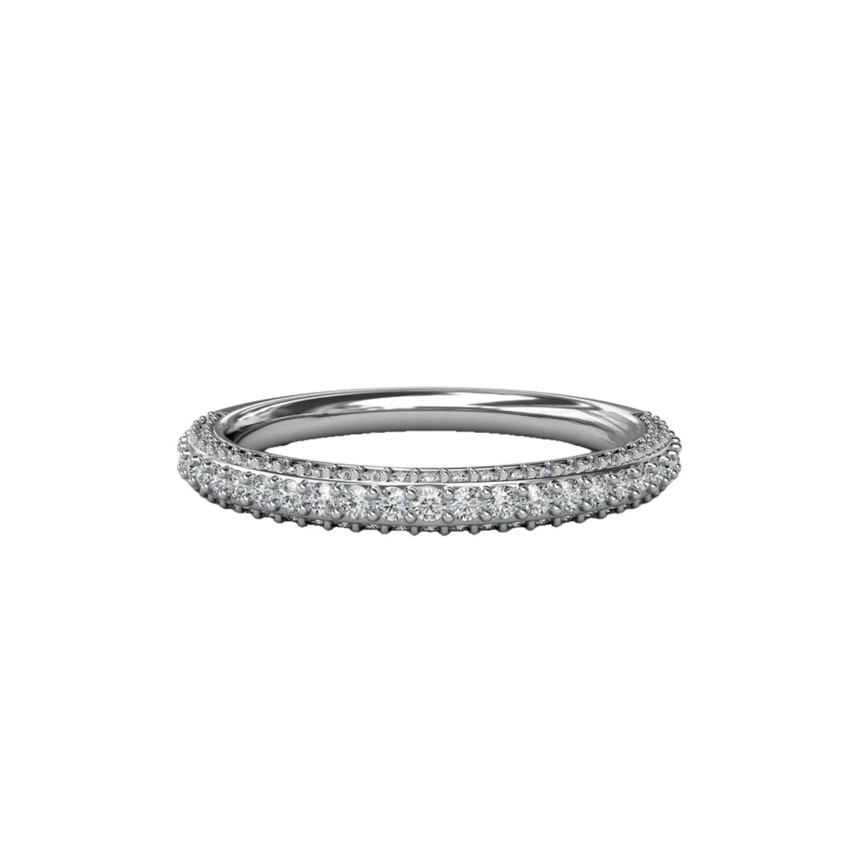 Vertical Diamond Wedding Band W3334