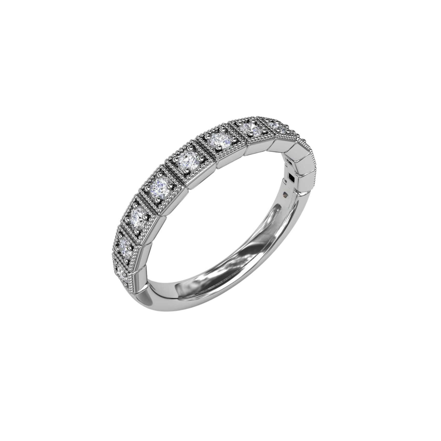Vertical The 1916 Company Collection Vintage Diamond Band W7044