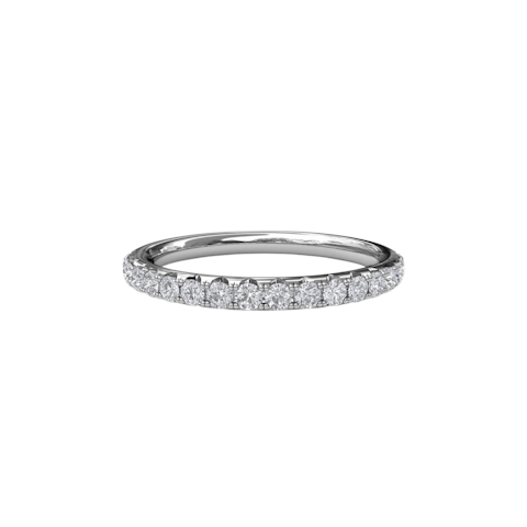Vertical Diamond Wedding Band W3024
