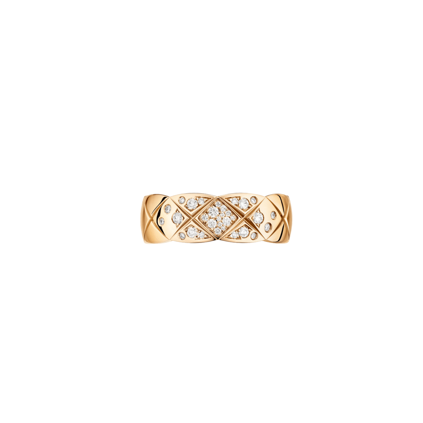 Vertical Coco Crush Ring - Rose Gold