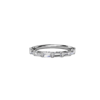 Vertical Diamond Baguette Band W4279