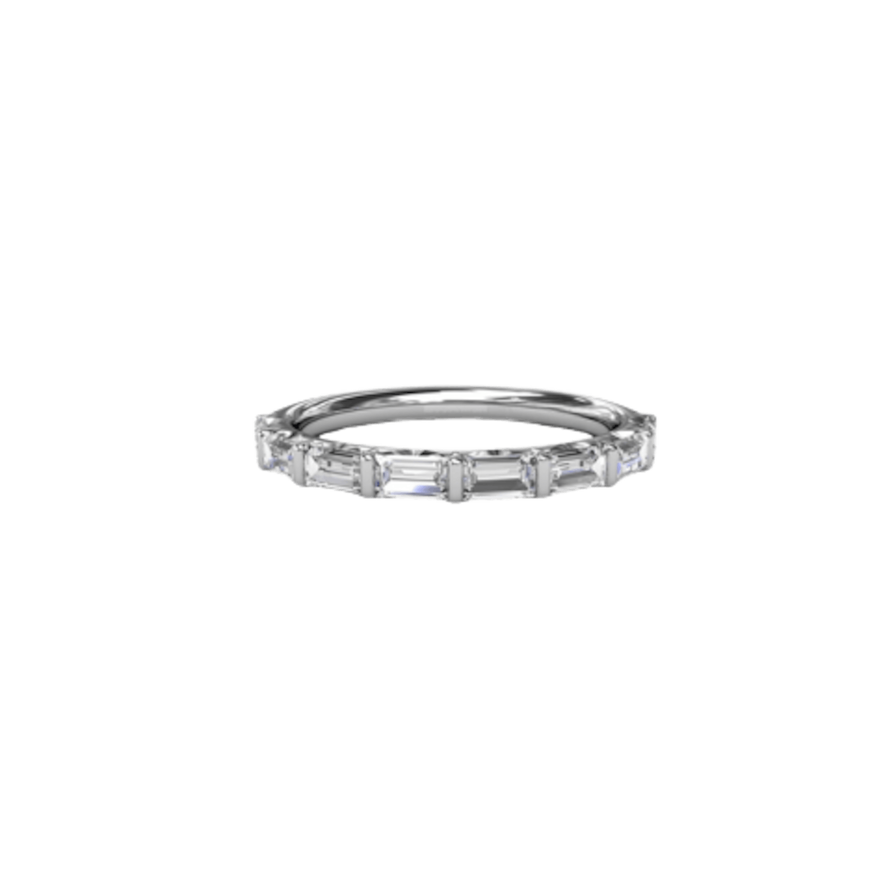 Vertical The 1916 Company Collection Diamond Baguette Band W4279