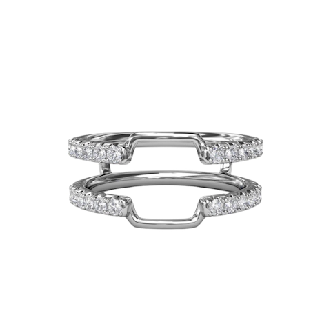 Vertical Diamond Insert Band W8017