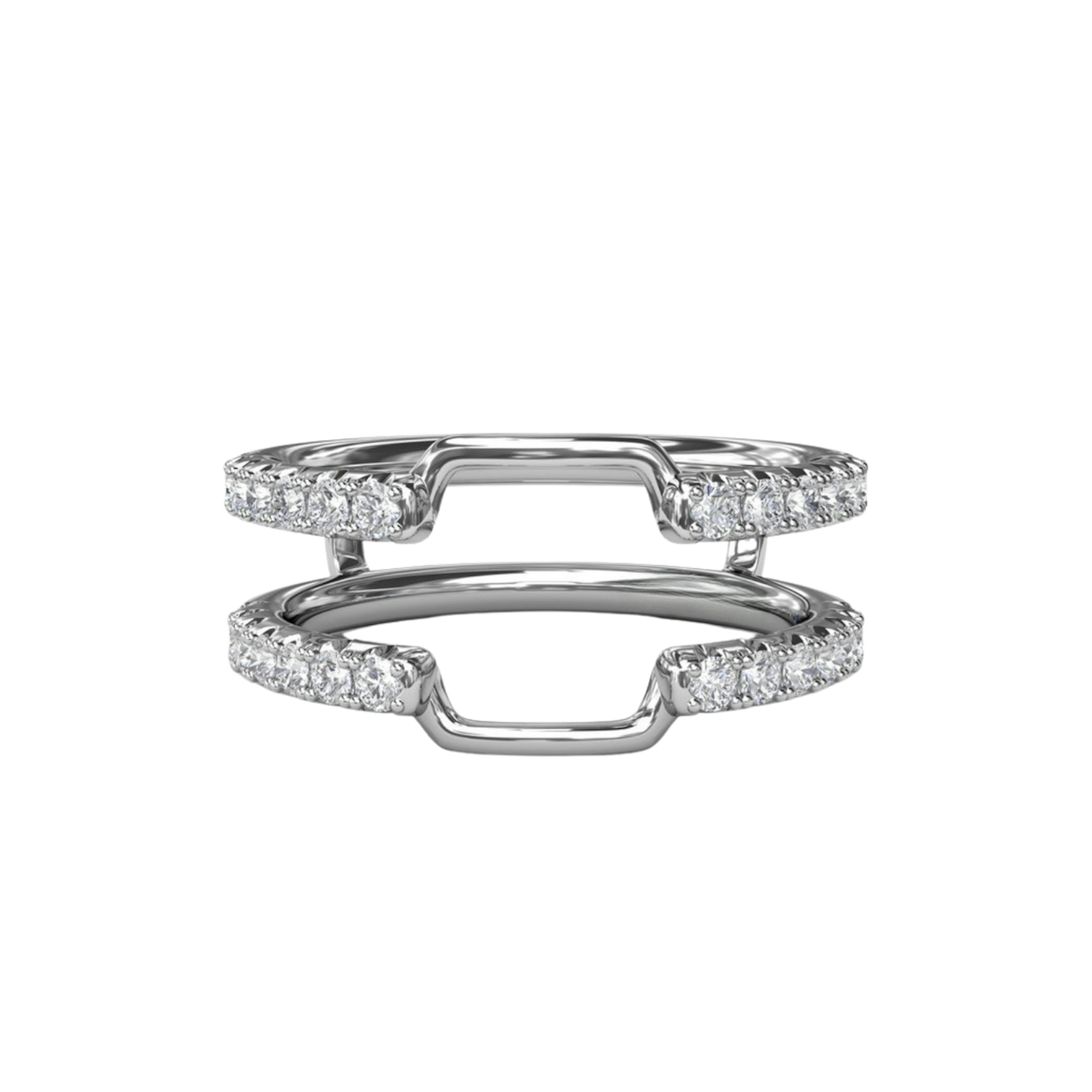Vertical Diamond Insert Band W8017