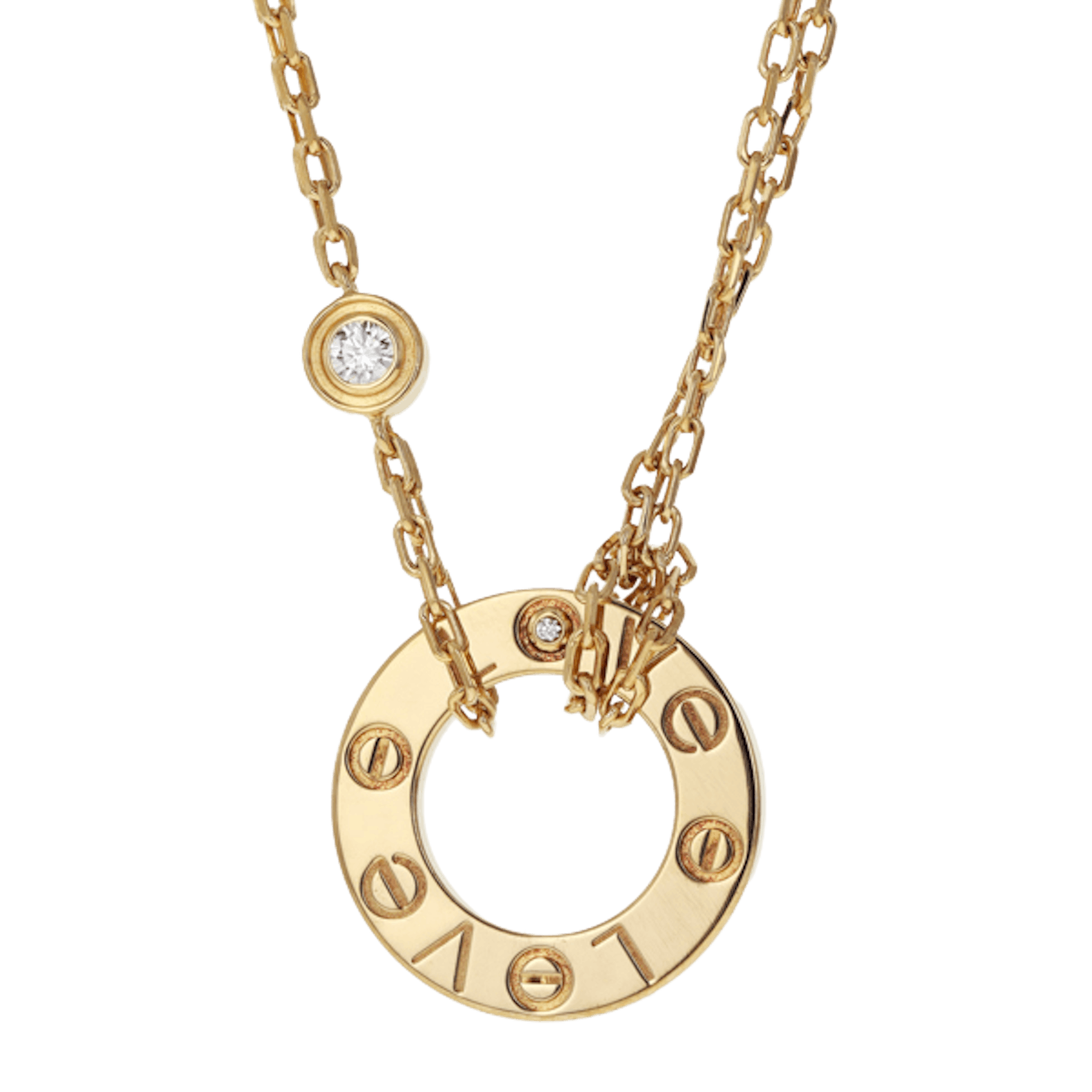 Vertical Love Necklace
