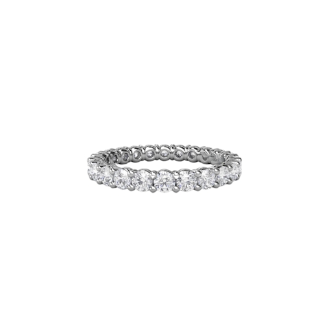 Vertical The 1916 Company Shared Prong Eternity Band W6113