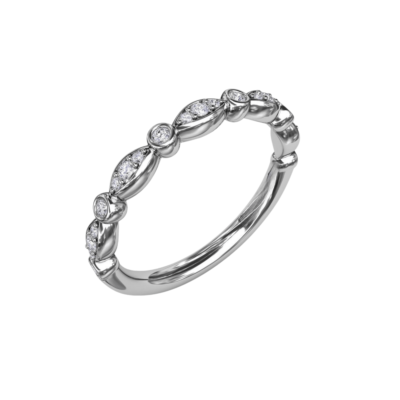 Vertical The 1916 Company Collection Marquise Diamond Band W7330