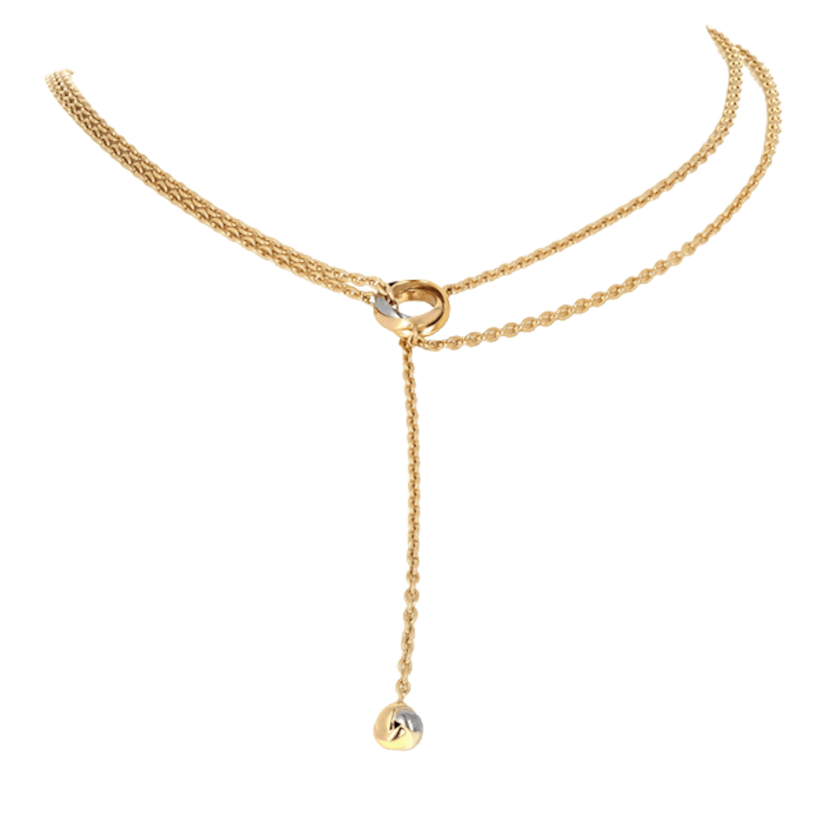 Vertical Trinity Necklace