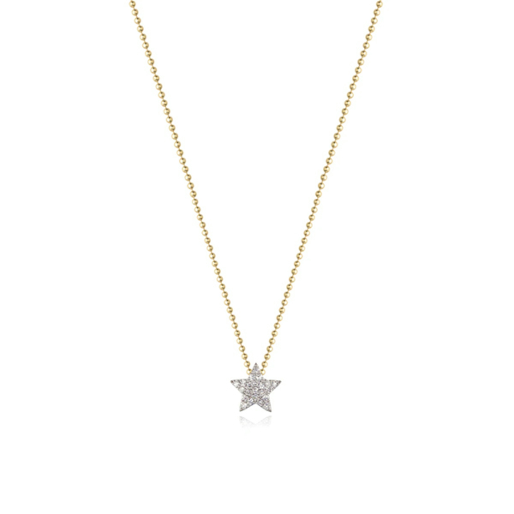 Vertical Mini Infinity Star Necklace