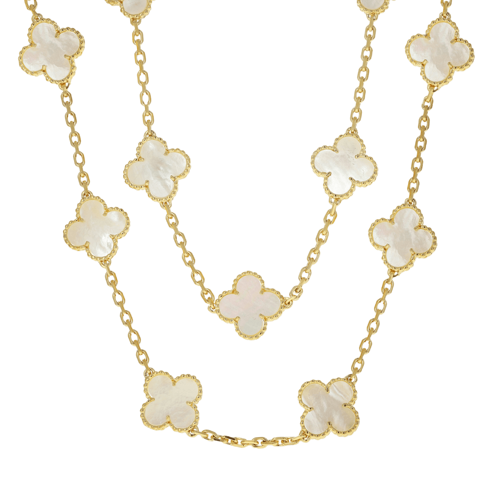 Vertical Vintage Alhambra Necklace