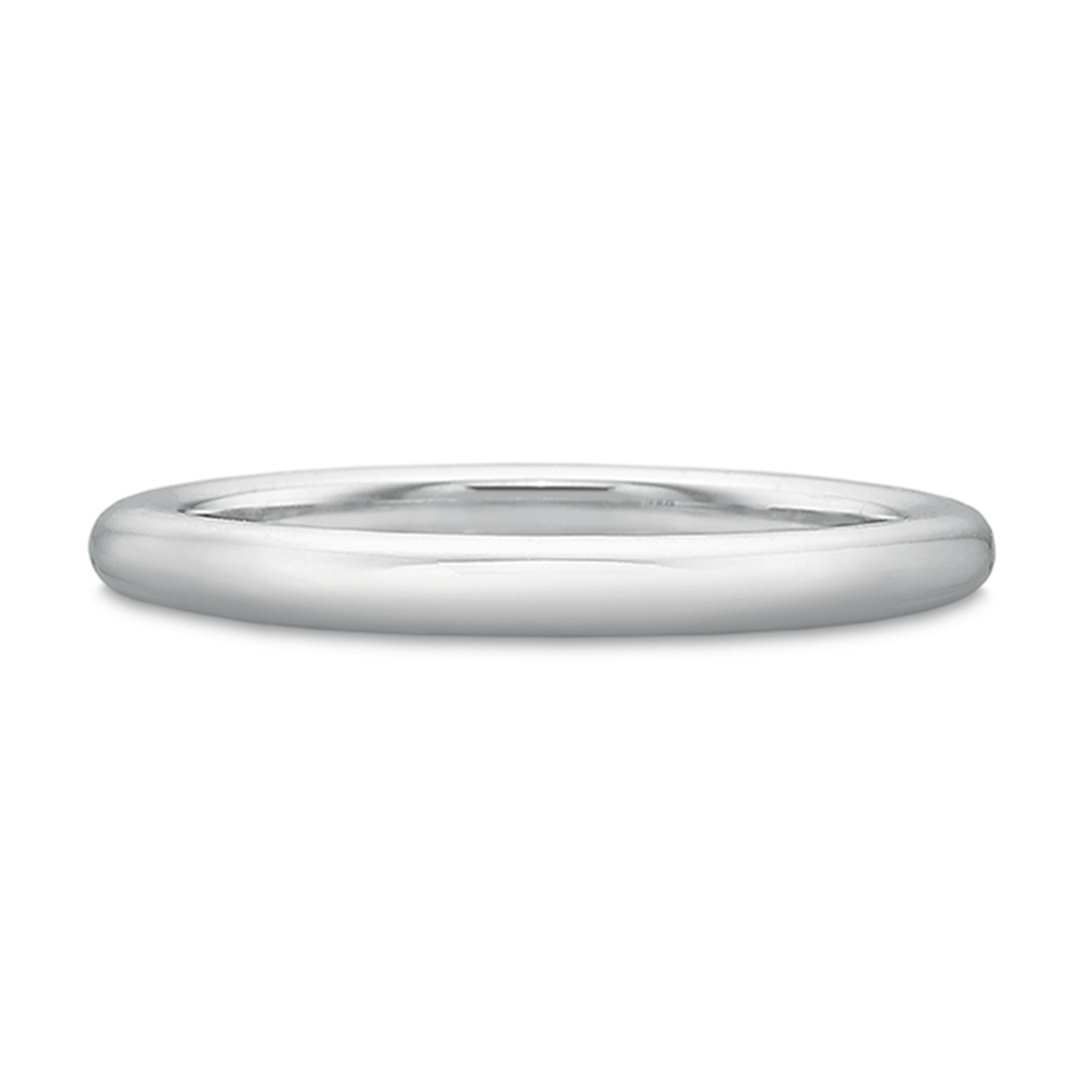 Vertical White Gold Band