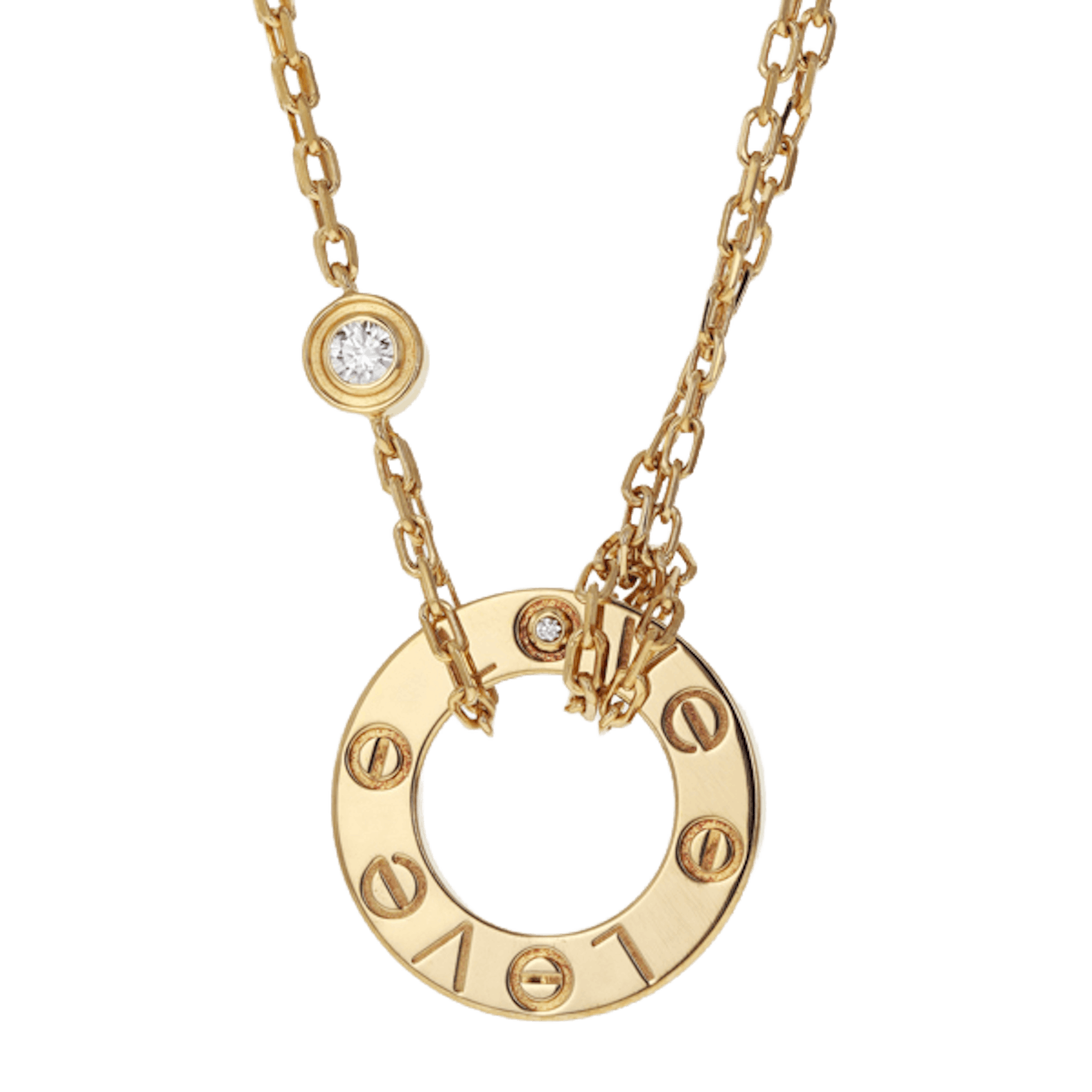 Vertical Love Necklace