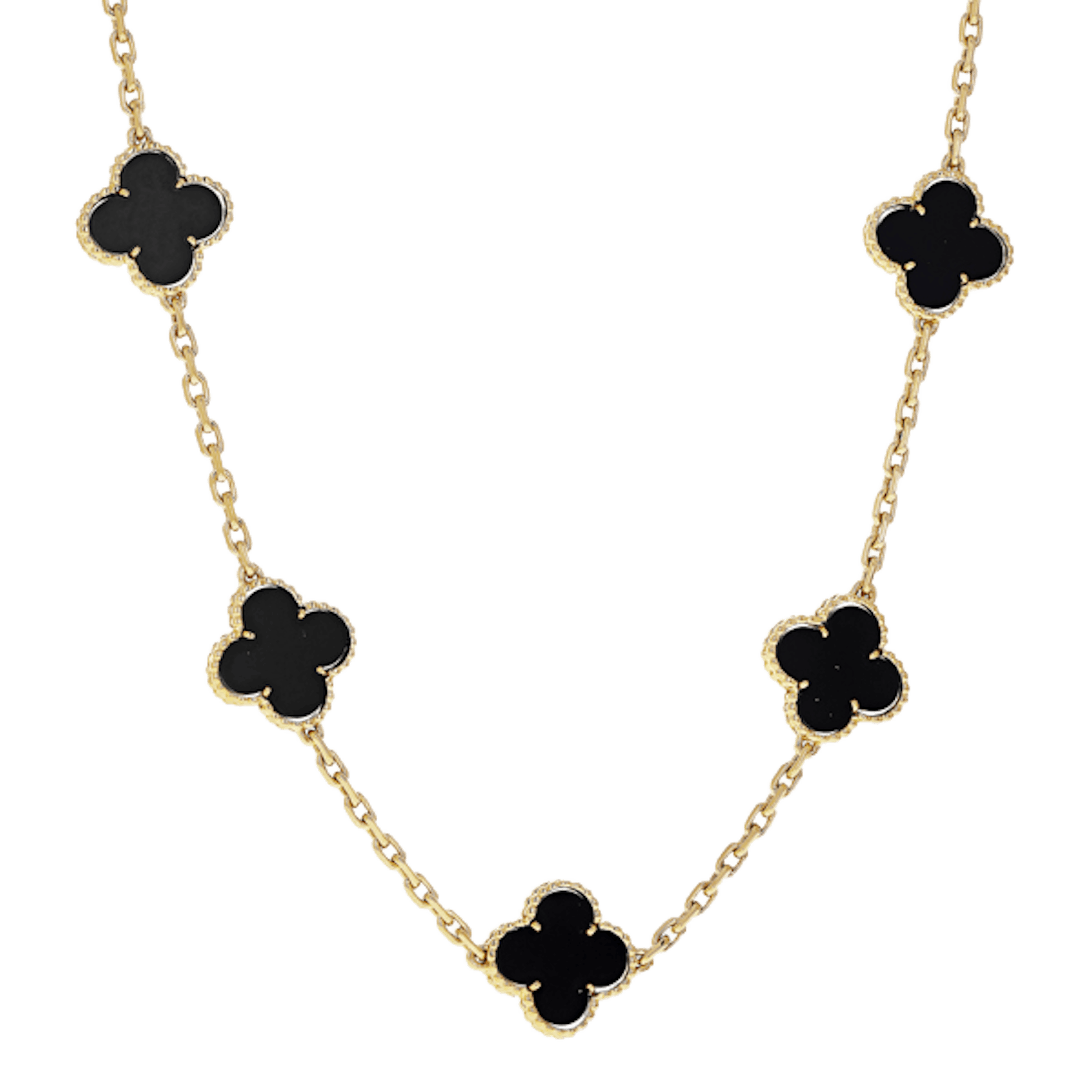 Vertical Vintage Alhambra Necklace