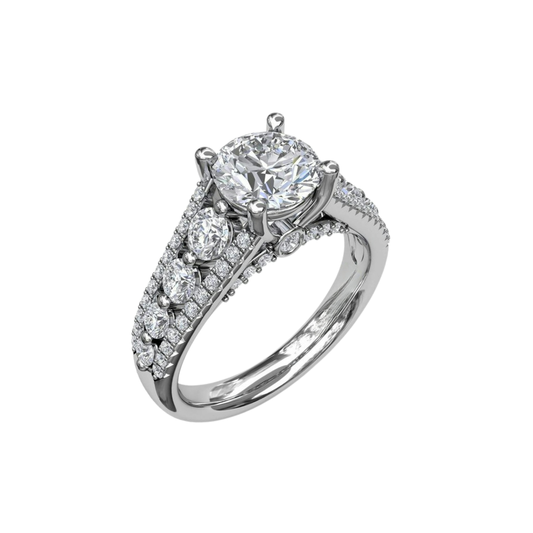 Vertical The 1916 Company Collection Couture Chunky Engagement Ring S3396