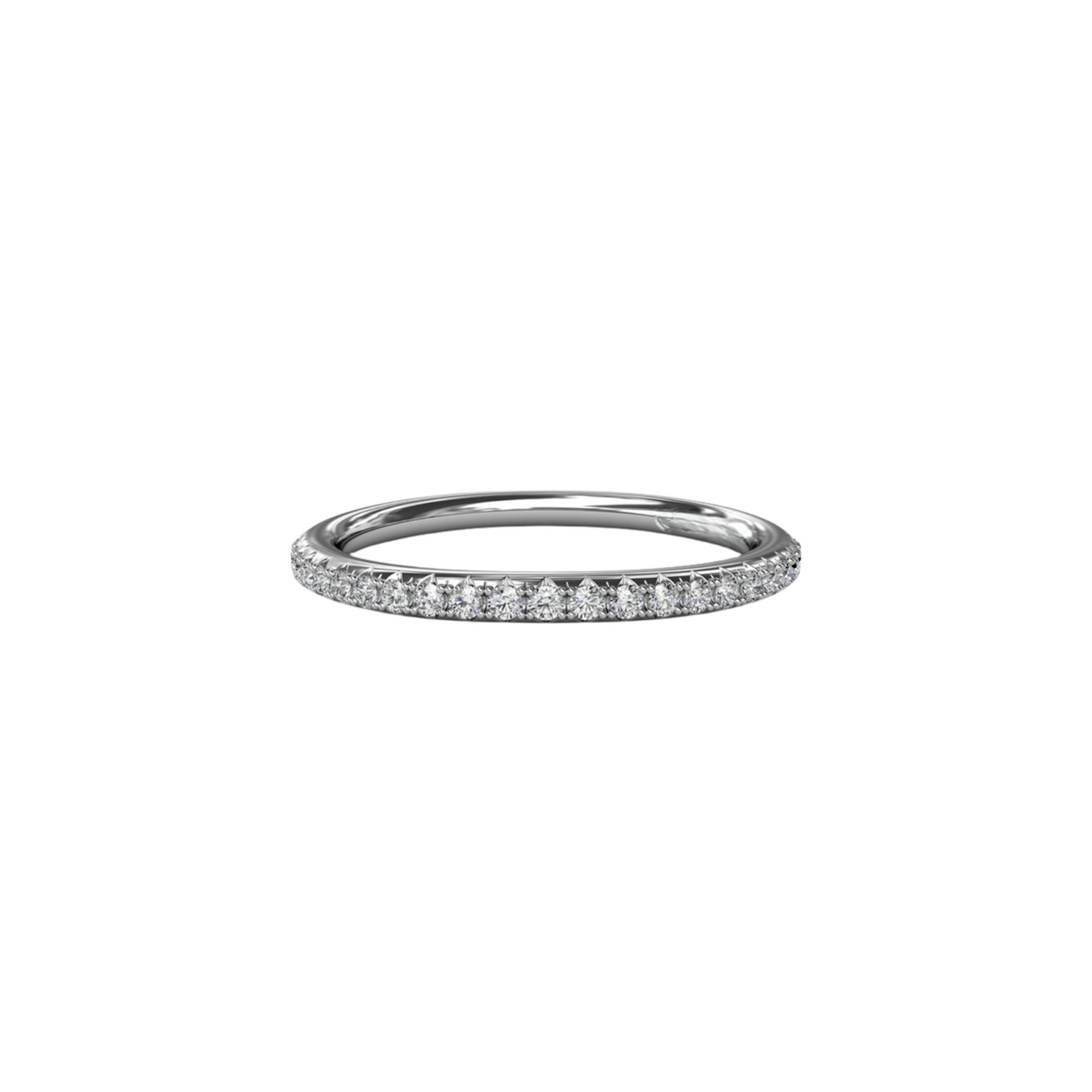Vertical Diamond Wedding Band W3315