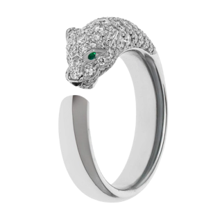 Vertical Panthere de Cartier Ring