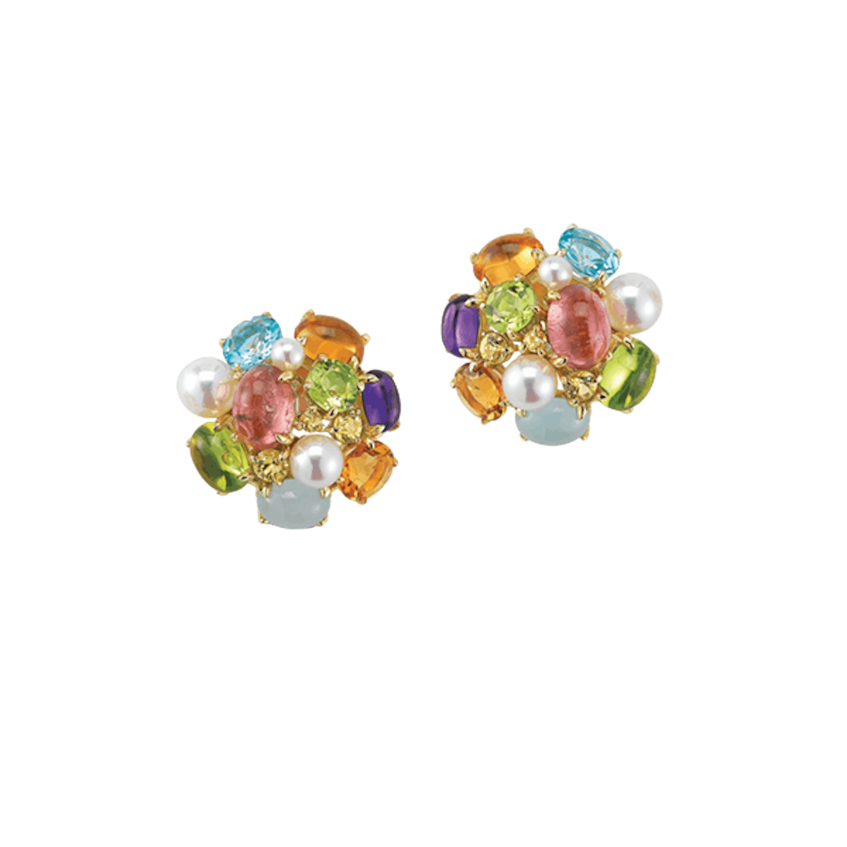 Vertical Medium Bubble Earrings