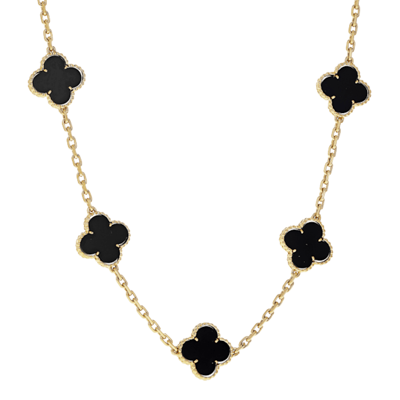 Vertical Vintage Alhambra Necklace