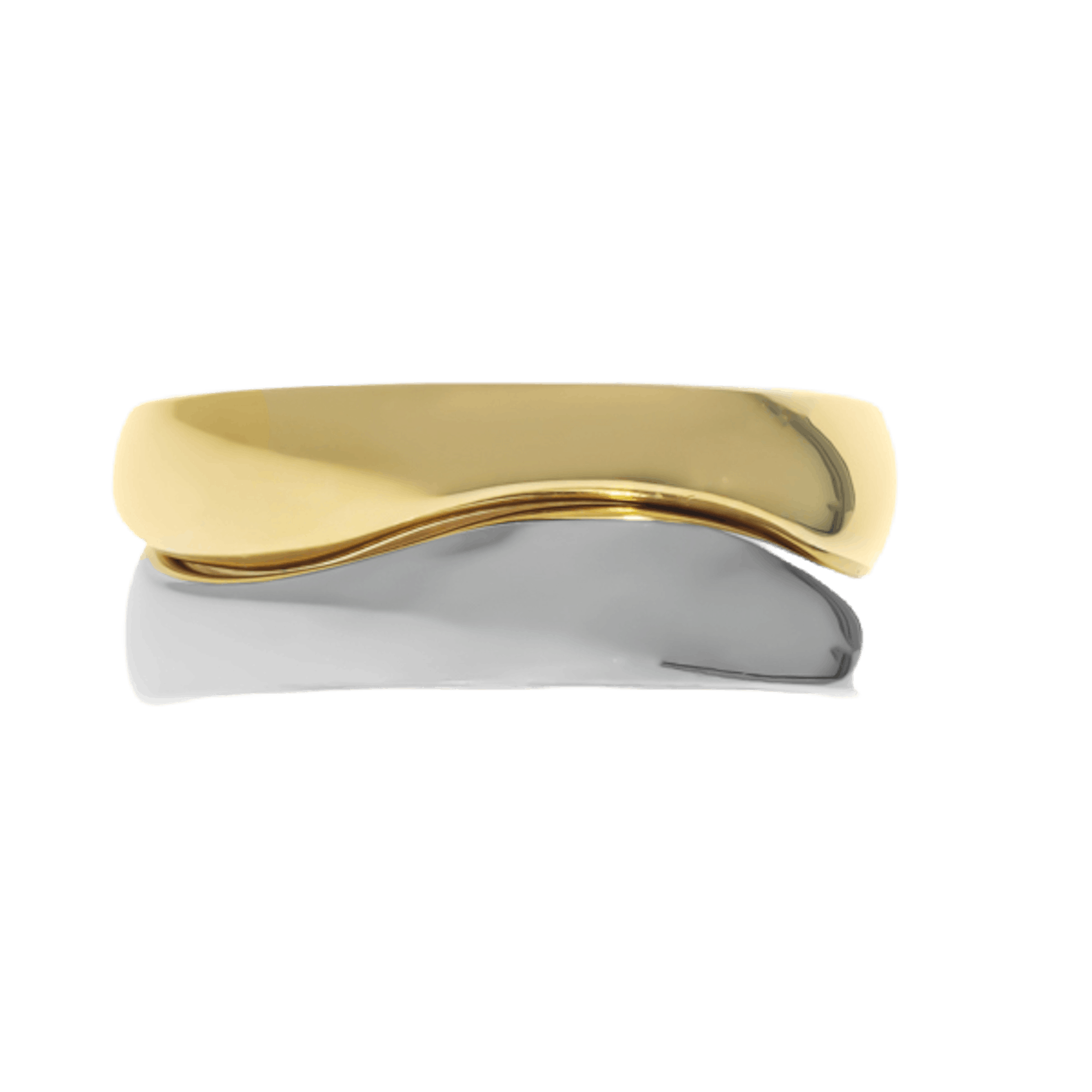 Vertical Wave Puzzle Ring Set