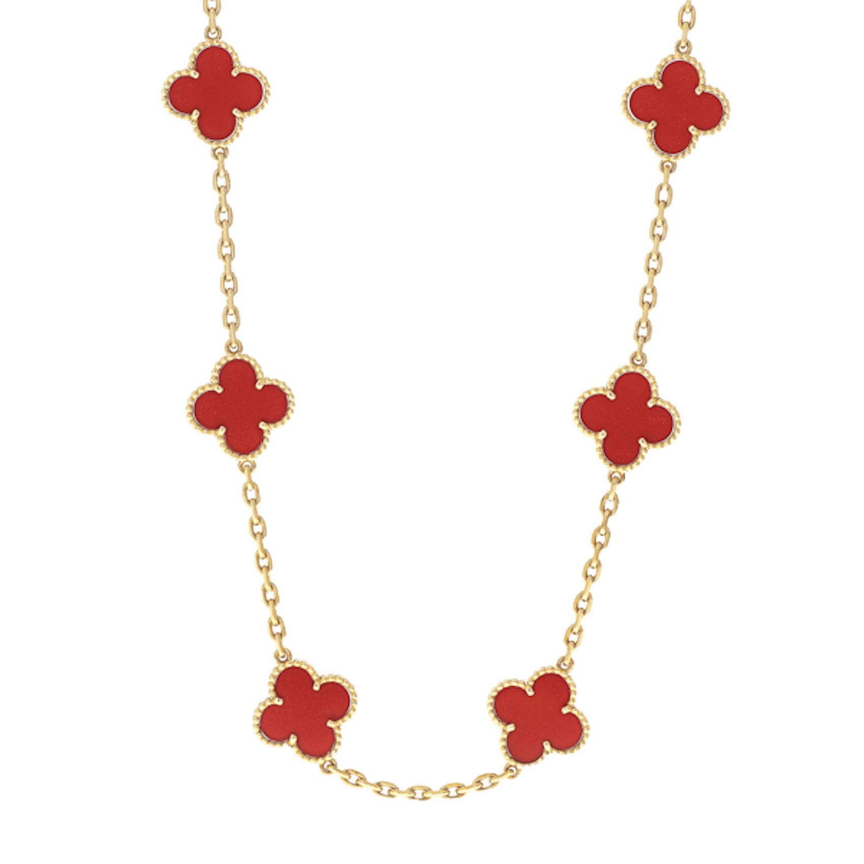 Vertical Vintage Alhambra Necklace