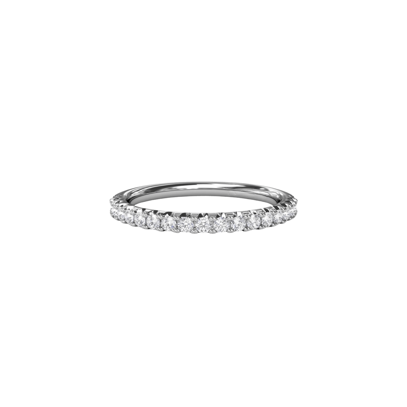 Vertical The 1916 Company Diamond Wedding Band W4178