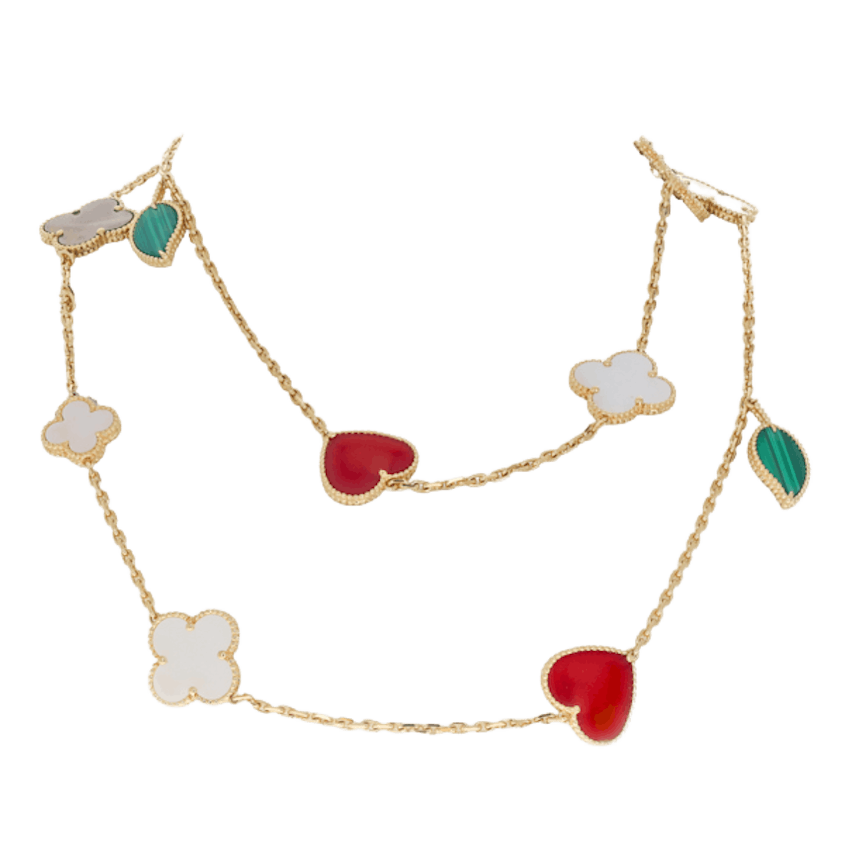 Vertical Lucky Alhambra Necklace