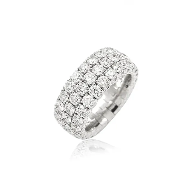 Les Essentielles 18K White Gold Diamond #307766L16B 18K Gold Vintage Six Prong Diamond Engagement Ring Setting  main image 2