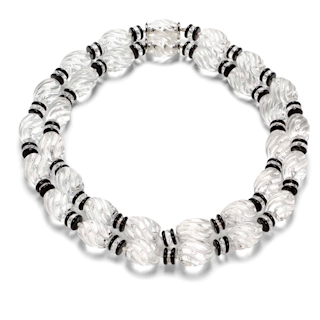 Vertical Torchon Necklace