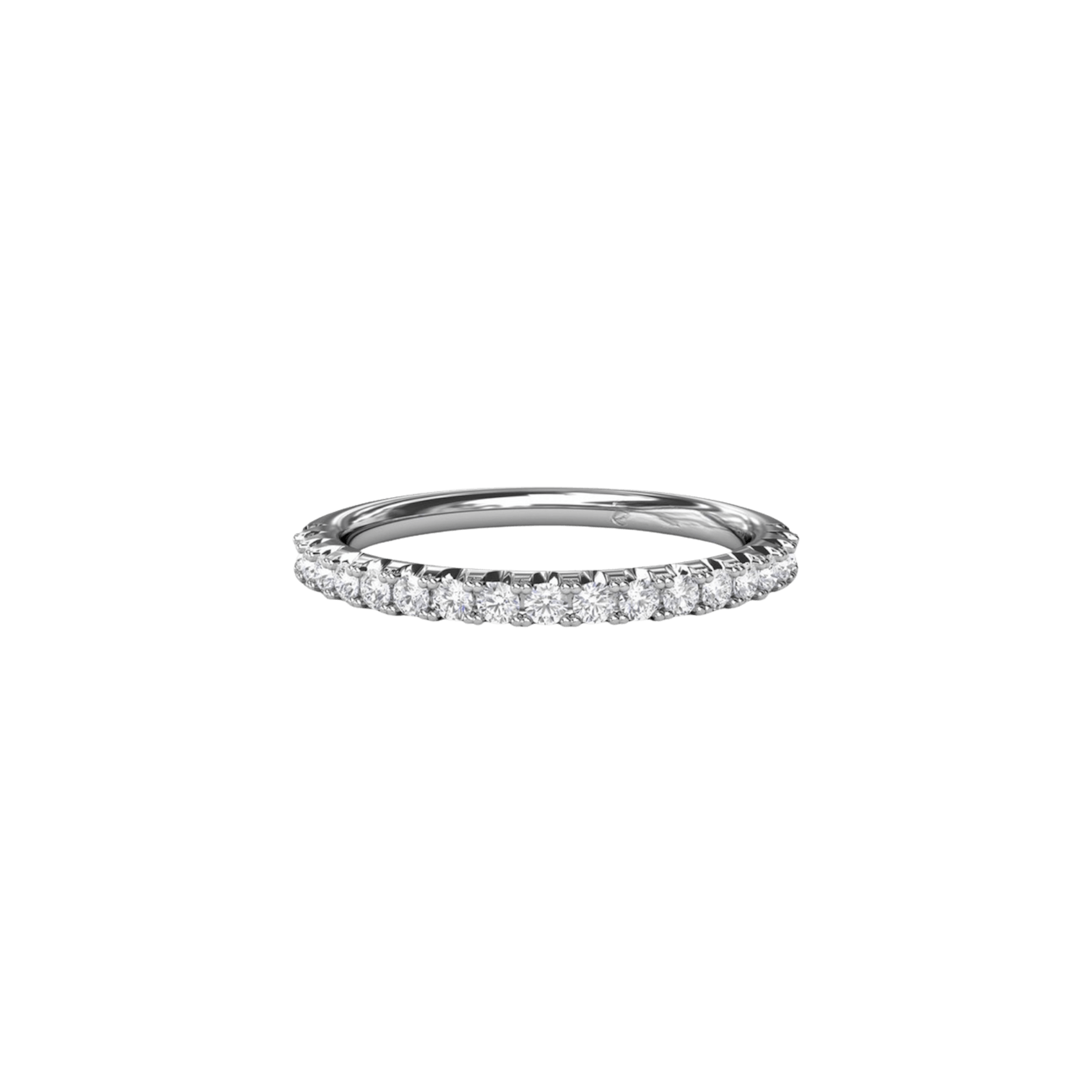 Vertical The 1916 Company Diamond Wedding Band W4179