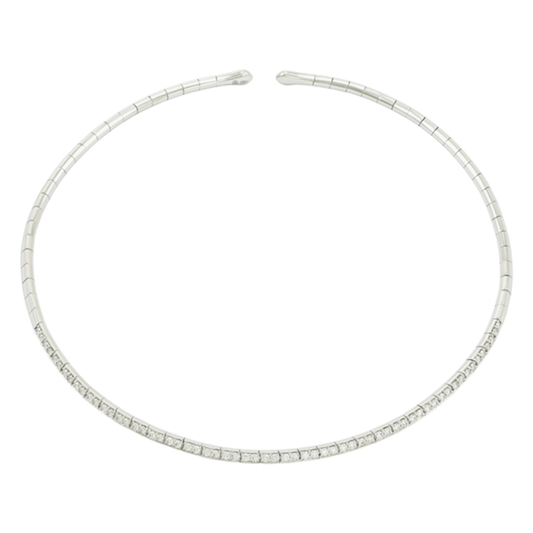 Vertical Diamond Line Necklace