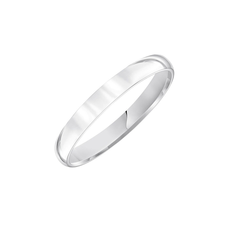 Vertical Platinum Low Dome Comfort Fit Band