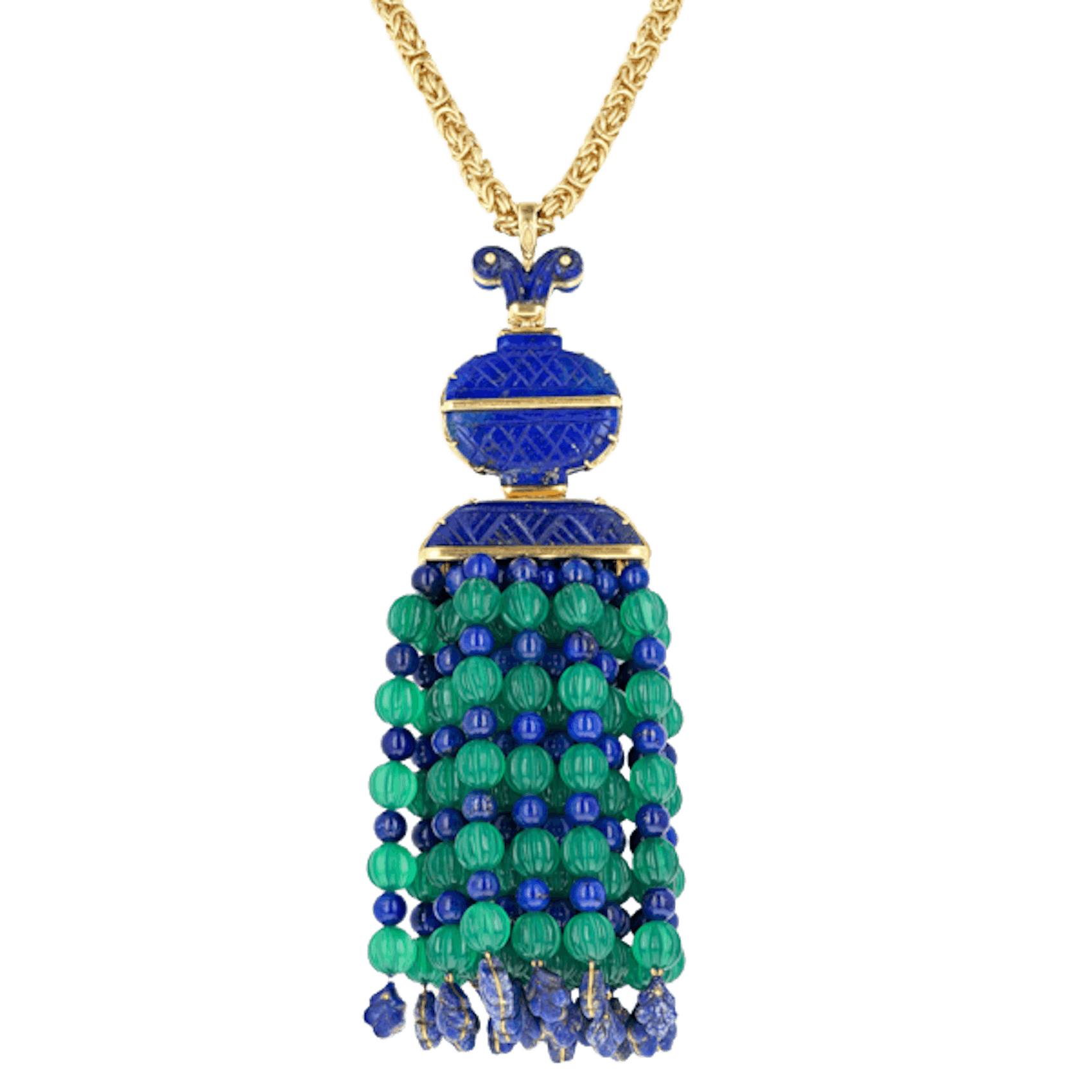 Vertical Tassel Necklace