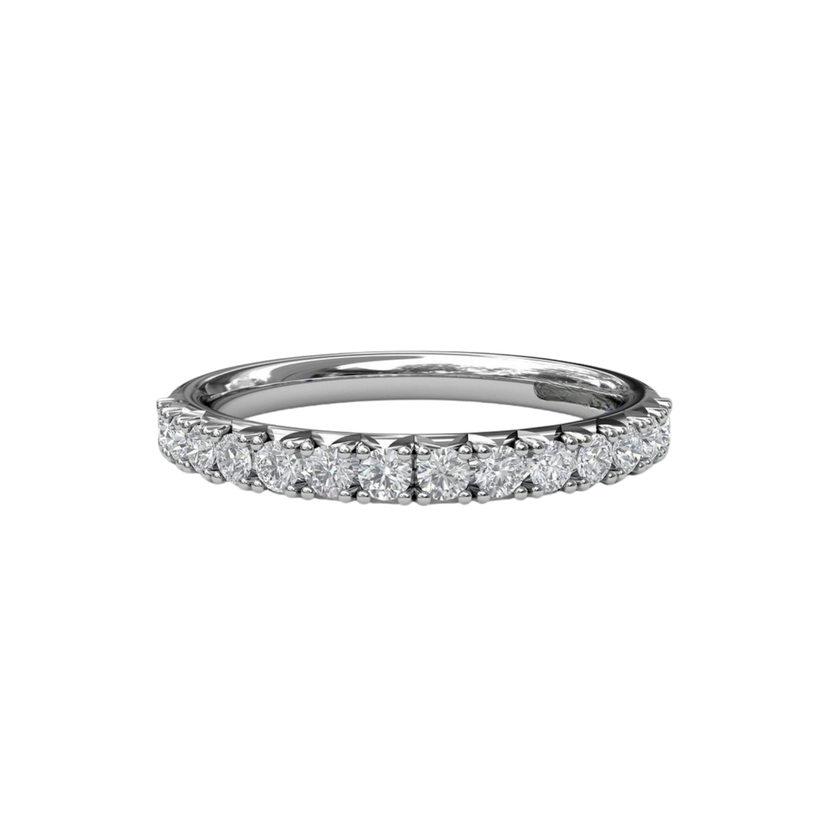 Vertical Diamond Wedding Band W4072