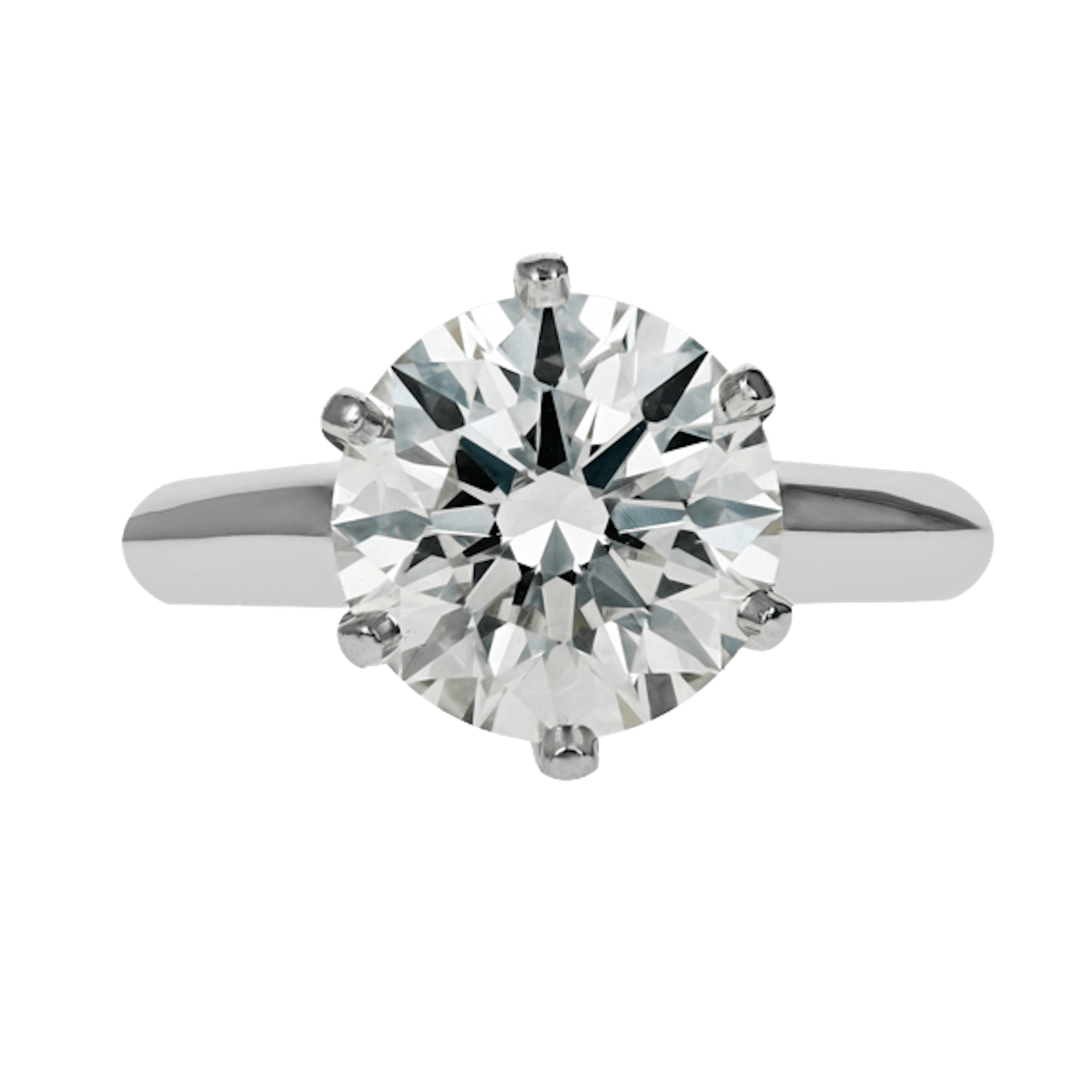 Vertical Solitaire Diamond Ring