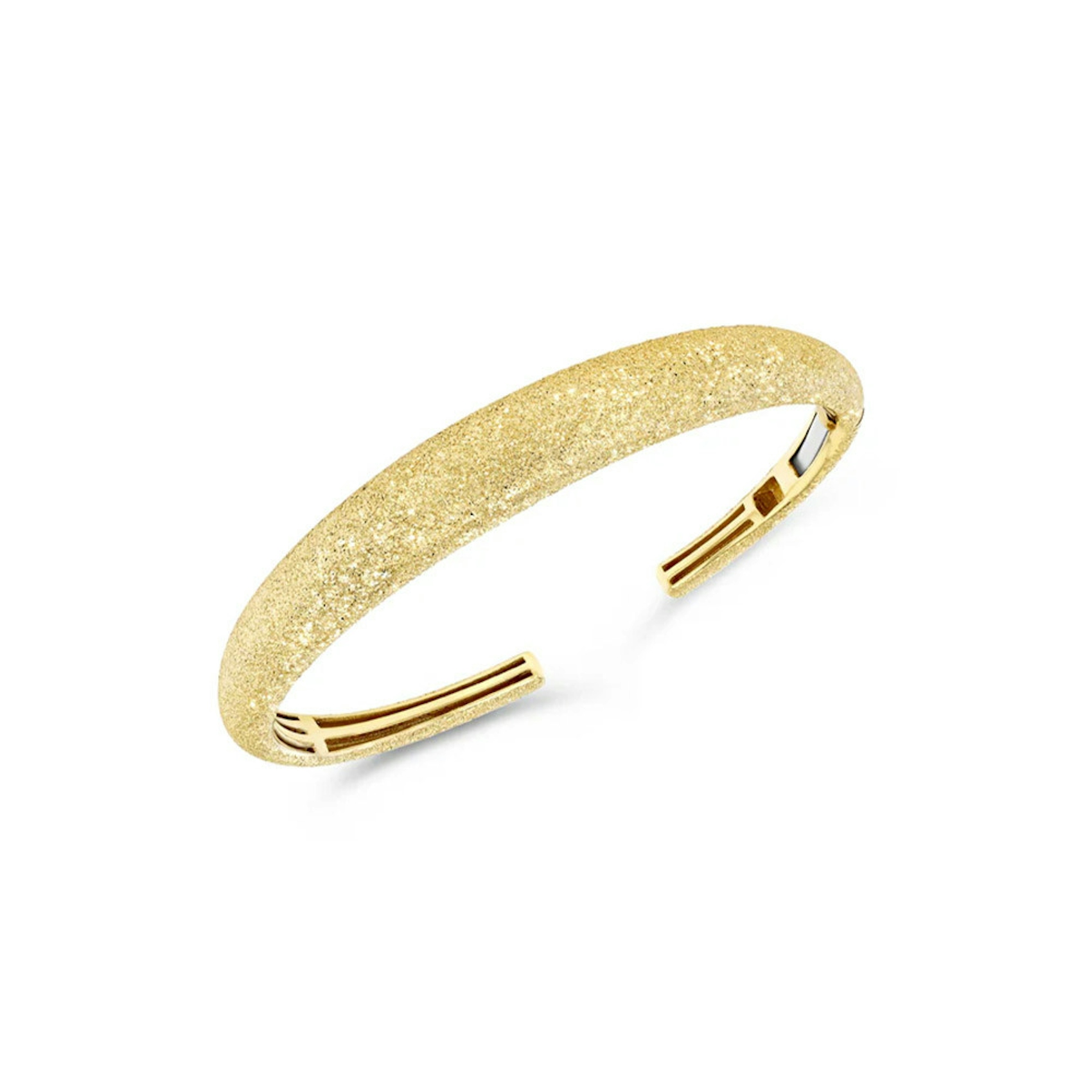 Vertical 18K Yellow Gold Cloudust Cuff