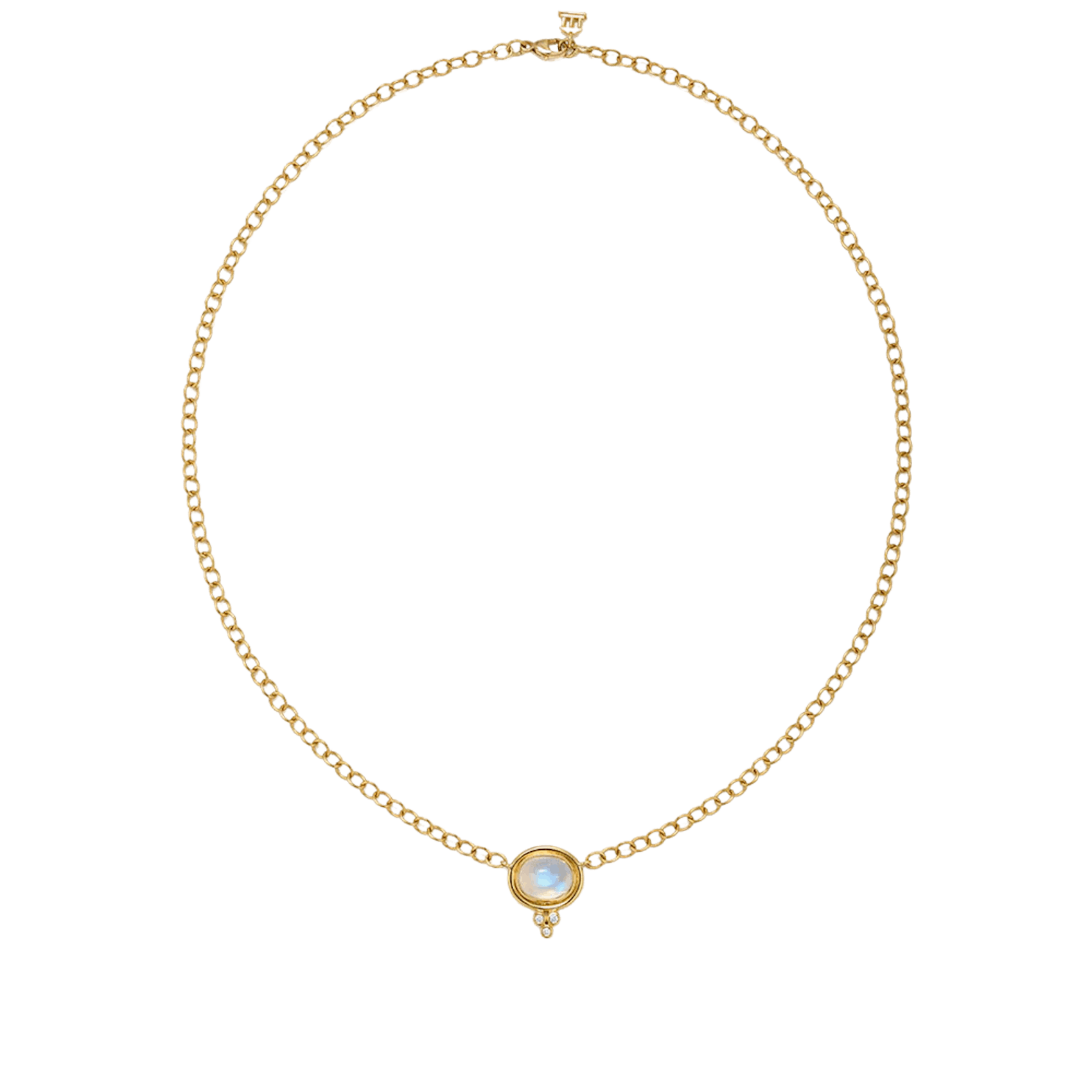 Vertical 18K Yellow Gold Lucrezia Necklace