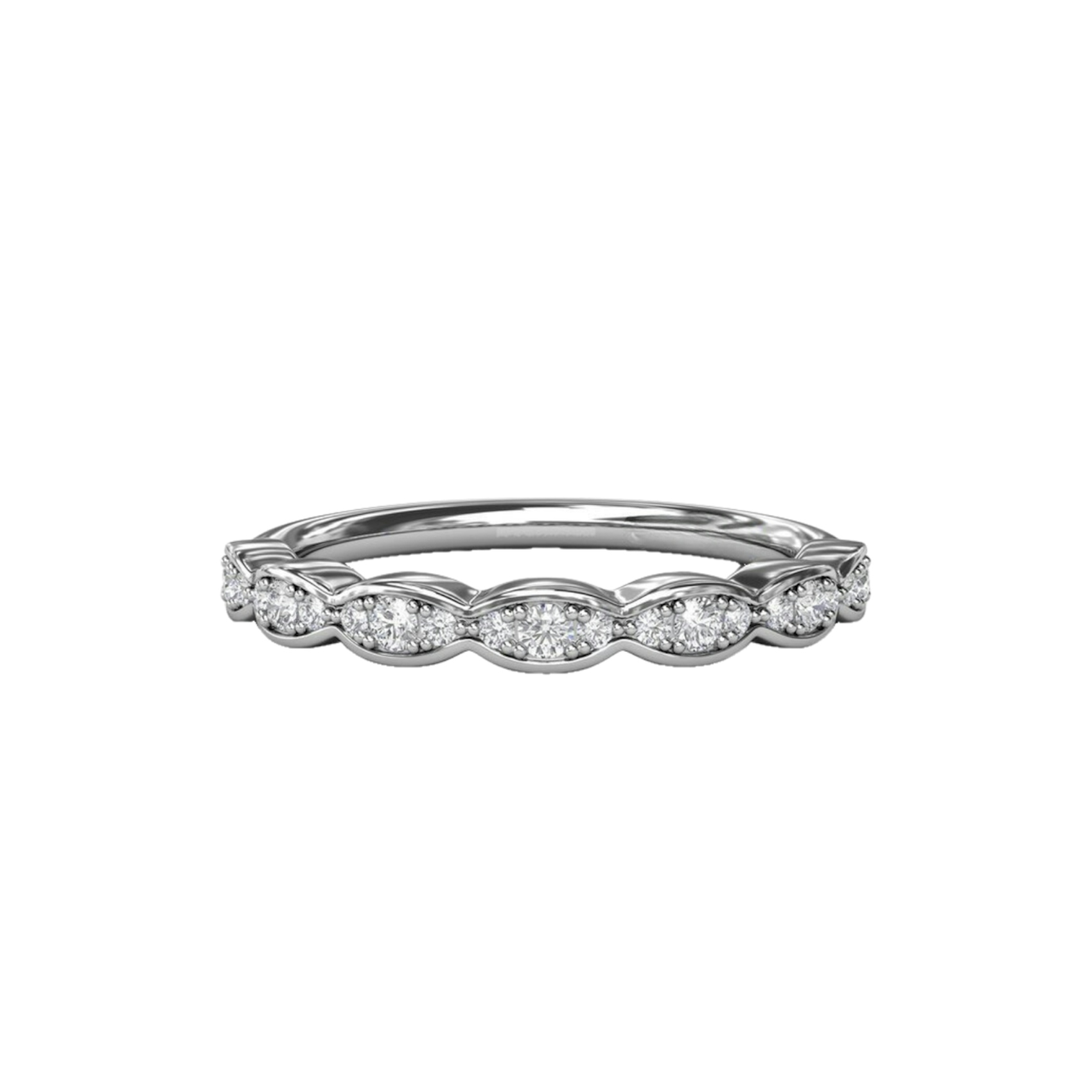 Vertical The 1916 Company Collection Bezel Set Diamond Band W7492