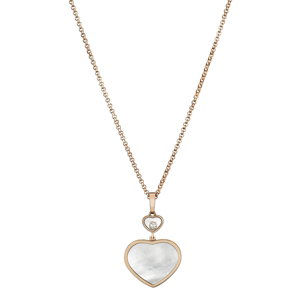 Vertical Happy Hearts Pendant