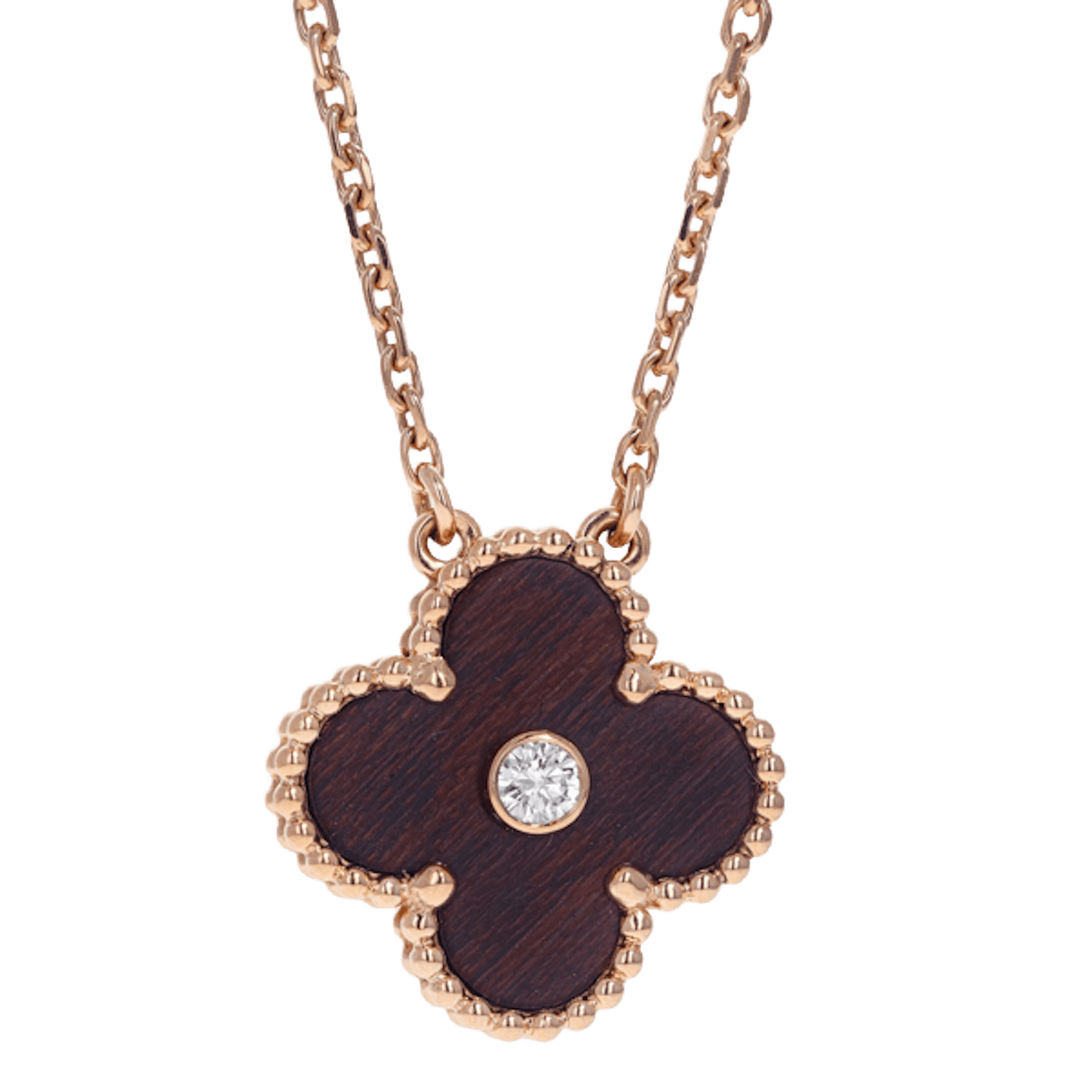 Vertical Bull's Eye Vintage Alhambra Pendant