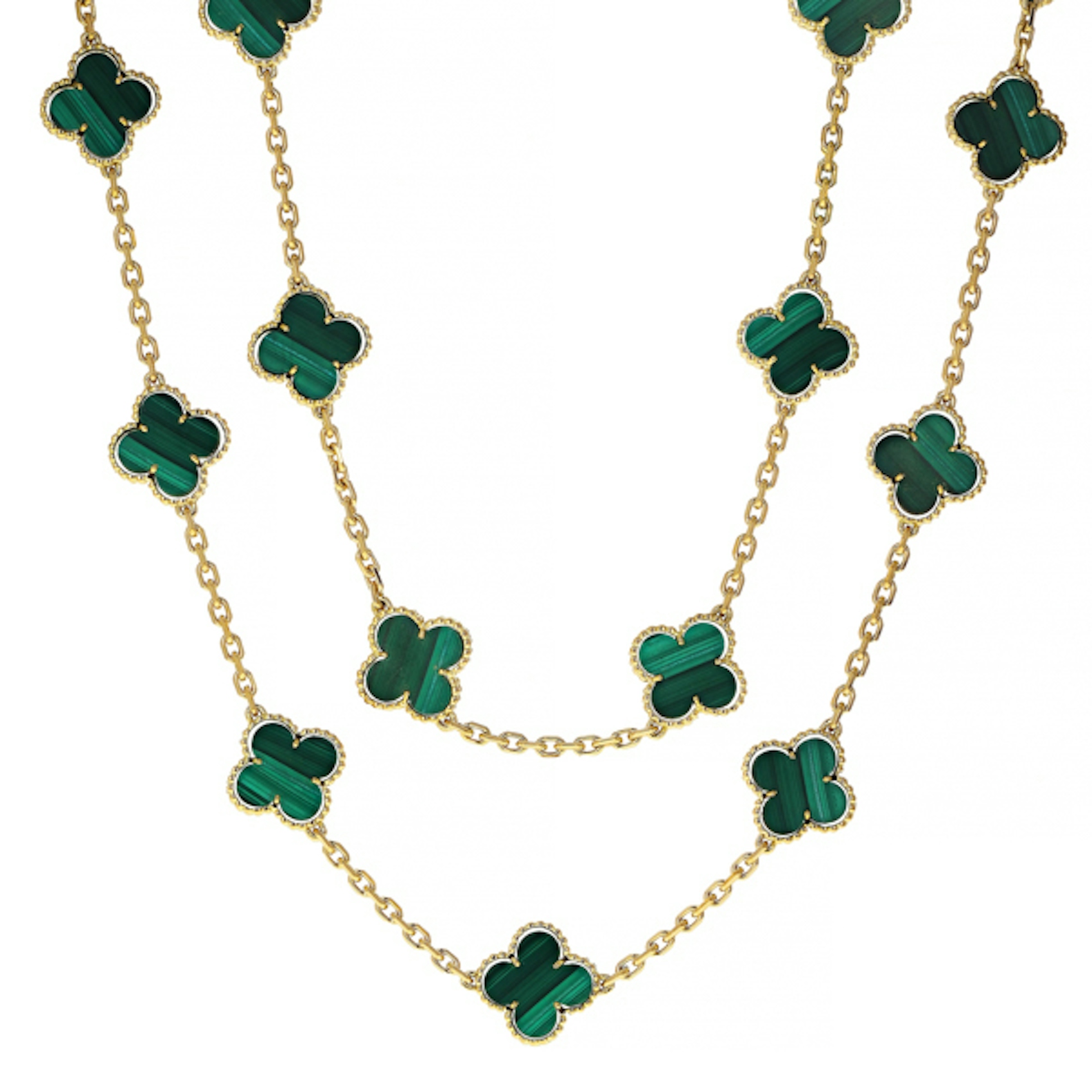 Vertical Vintage Alhambra Necklace
