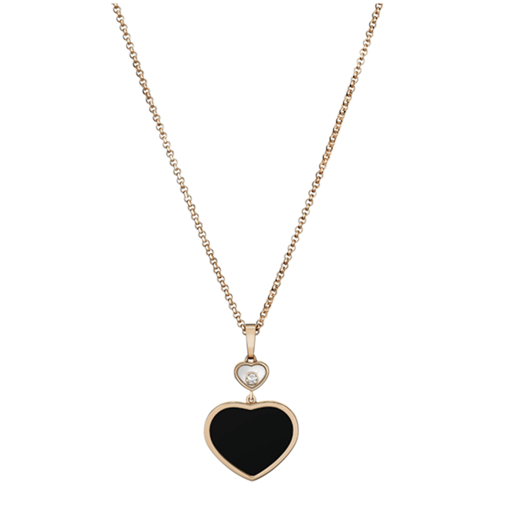 Vertical Happy Hearts Pendant