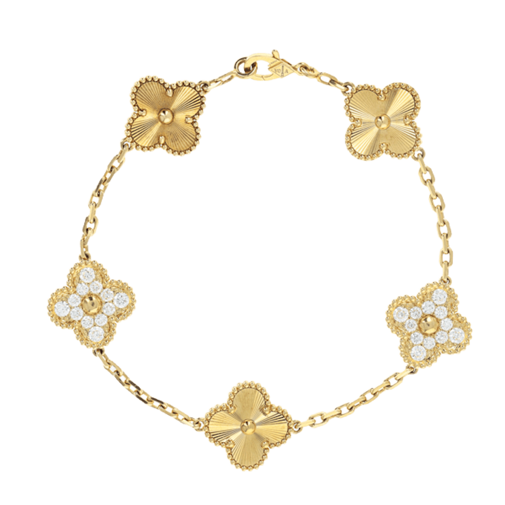 Vertical Vintage Alhambra Bracelet