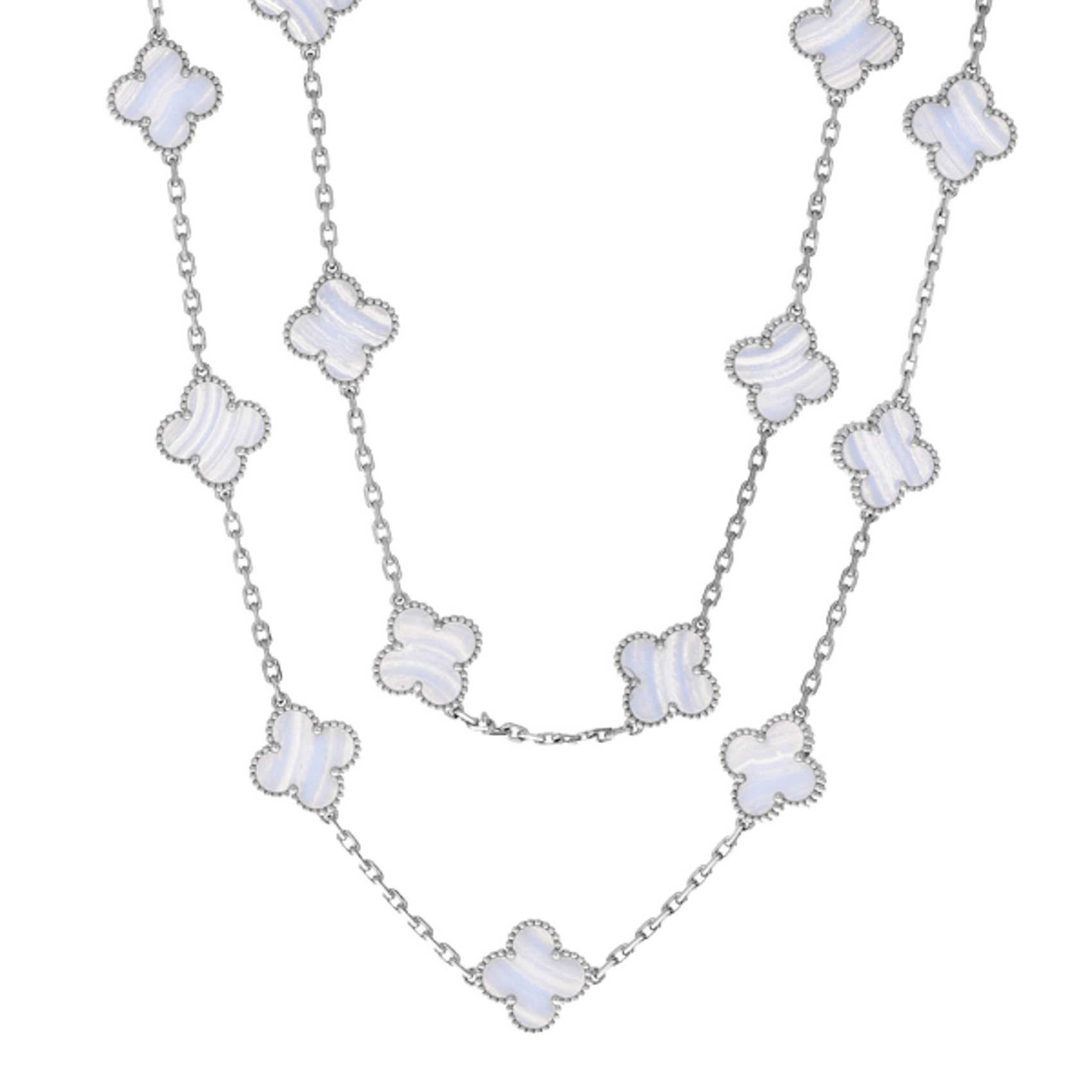 Vertical Vintage Alhambra Necklace