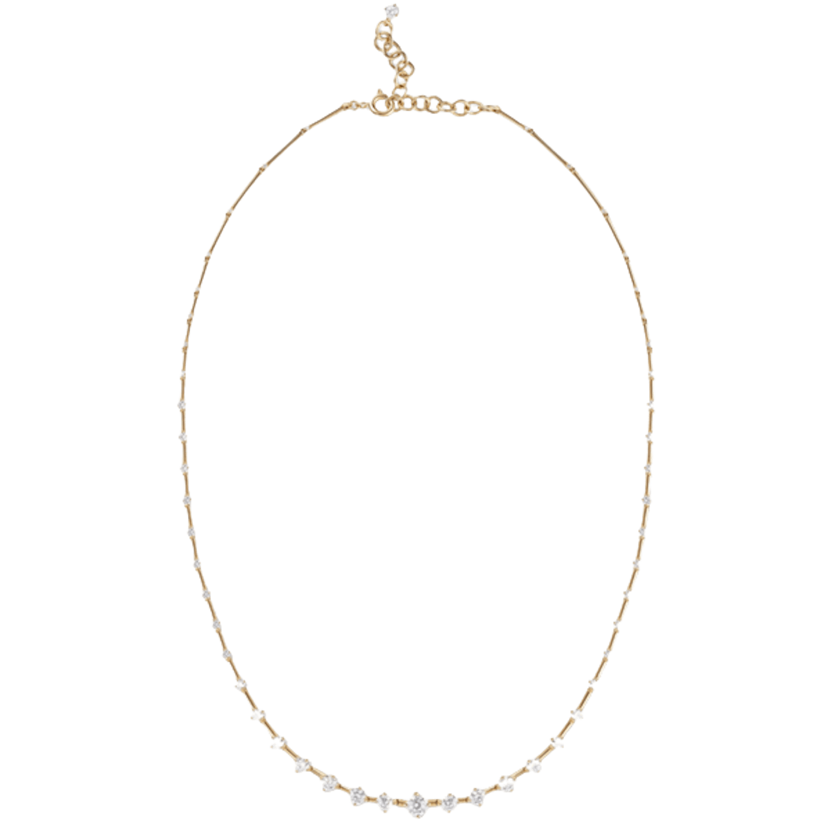 Vertical Sequence Station Necklace