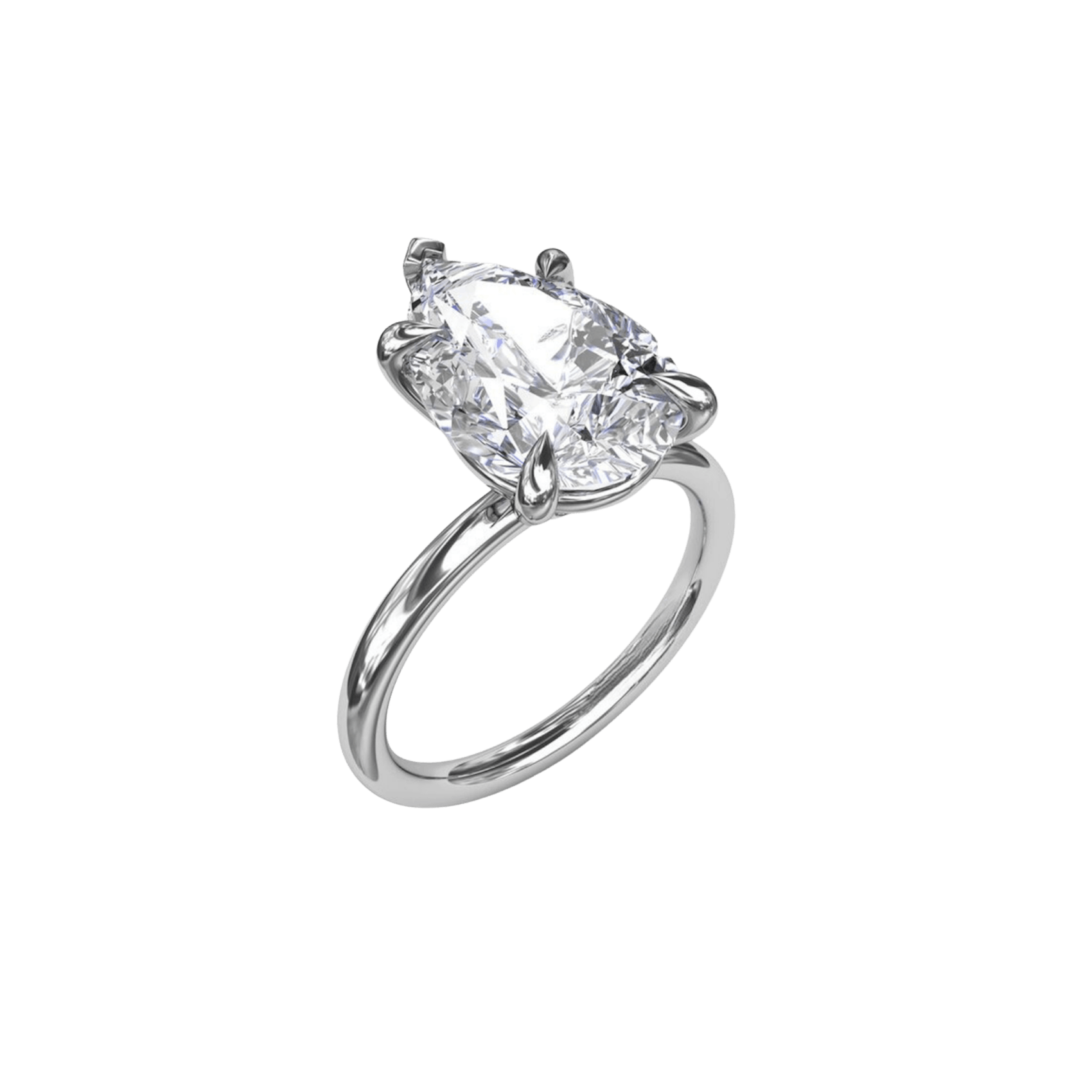 Vertical The 1916 Company Collection Five Prong Engagement Ring S4179