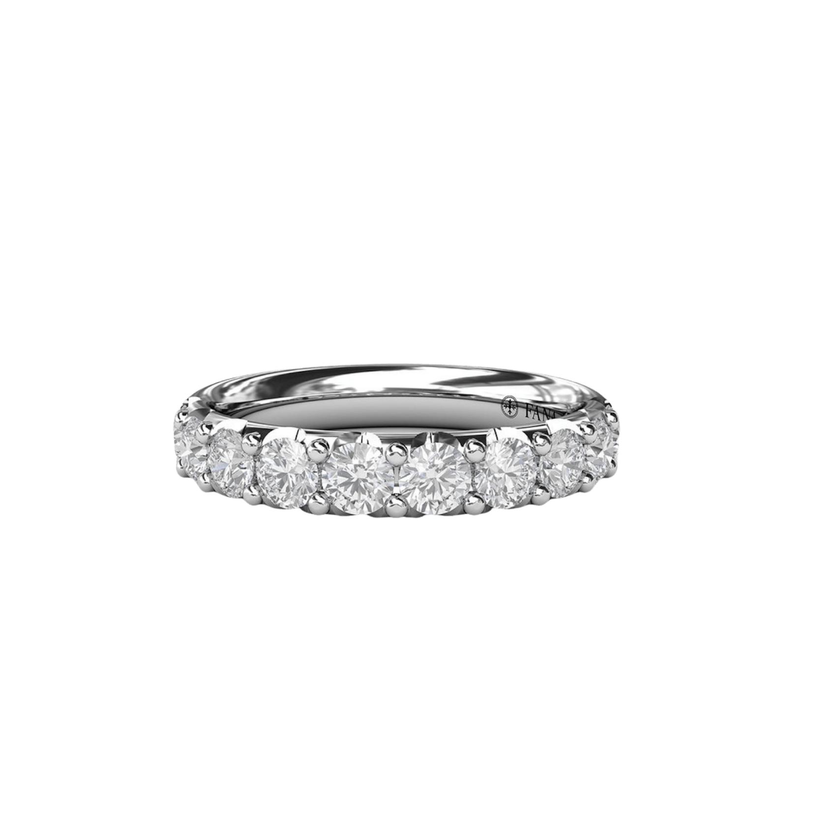 Vertical The 1916 Company Collection Shared Prong Anniversary Band W6204